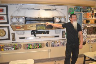 Lemoore High School's Mario Gonzalez named Kings County's top teacher at annual Excellence in Education ceremony Lemoore's Mario Gonzalez shows off his artwork, in this case the bumper from his beloved Chevy Chevelle.